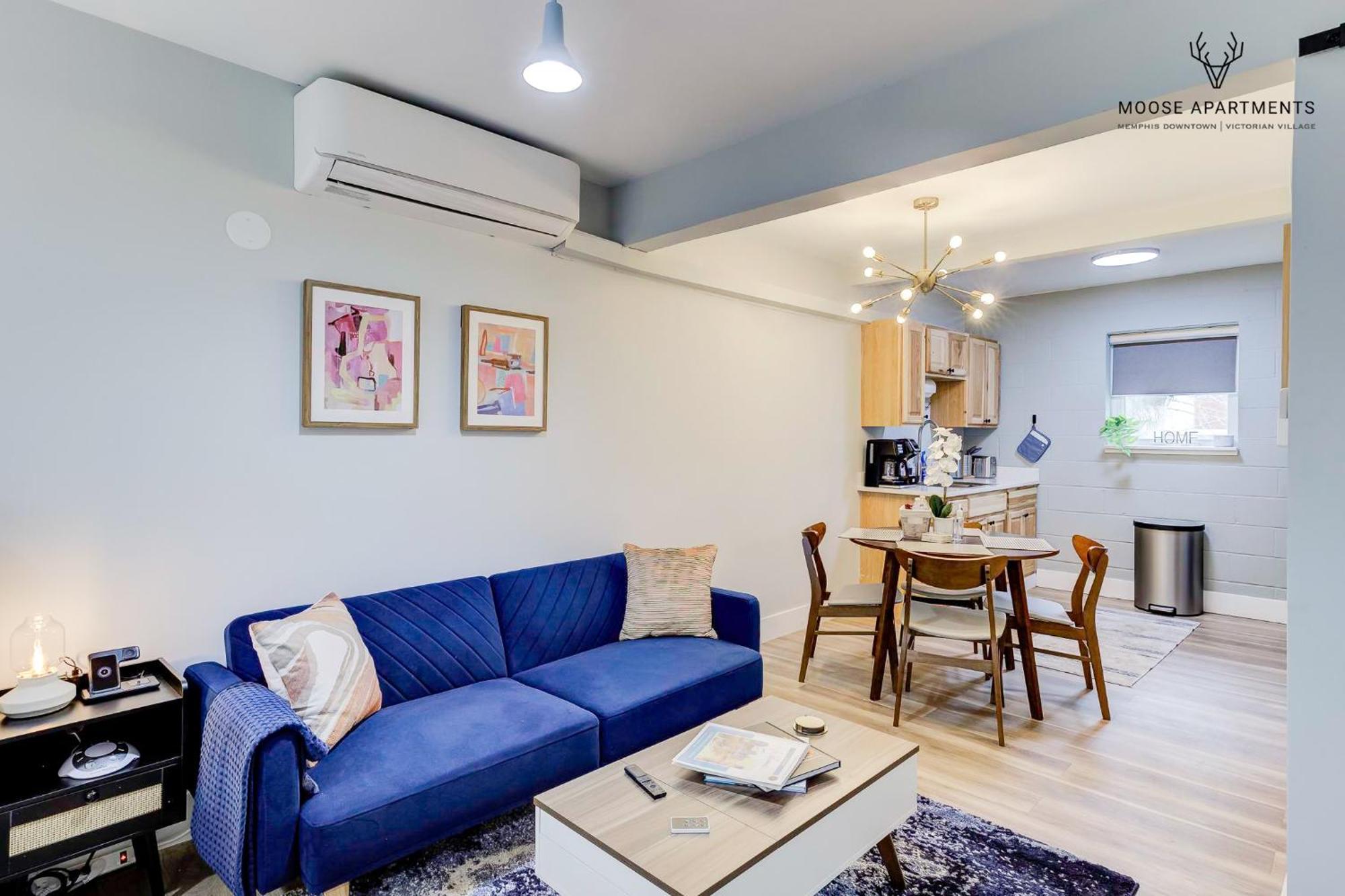 孟菲斯The Moose #9 - Brand New Luxe Modern Loft With Free Parking, King Bed & Fast Wifi公寓 外观 照片